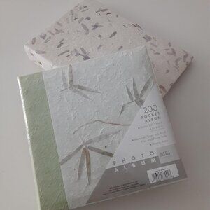 Fancy Photo Albums - set of (2) NEW